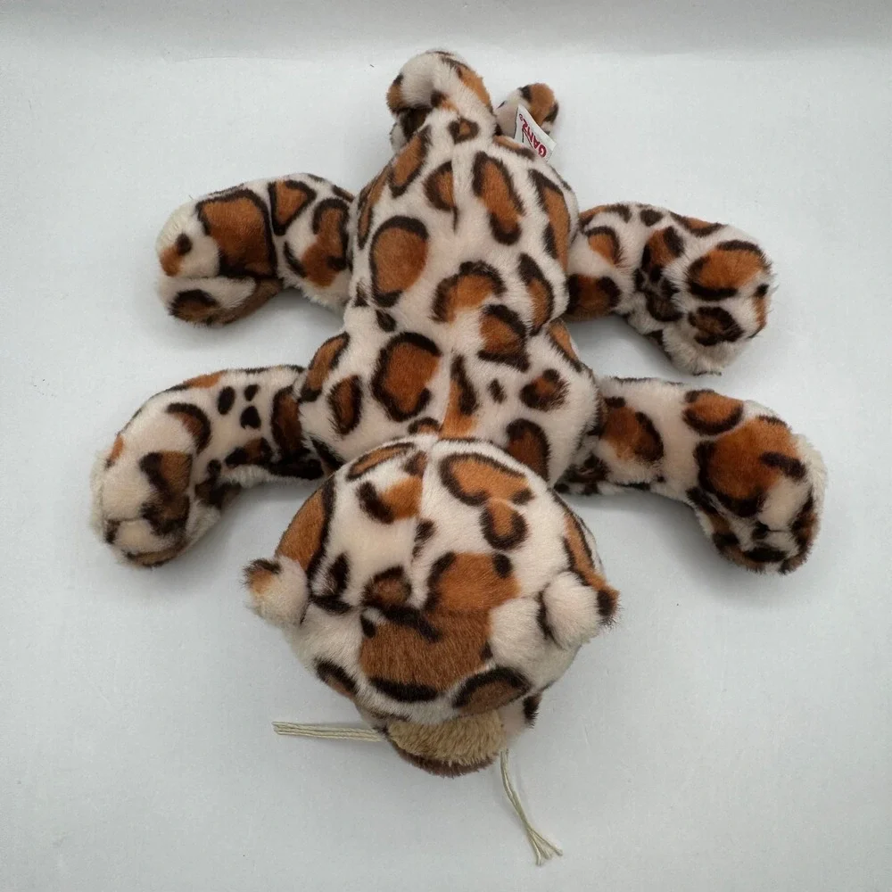 Ganz Webkinz Spotted Leopard Plush Toy HM182 Brown Tan Animal Print 11in